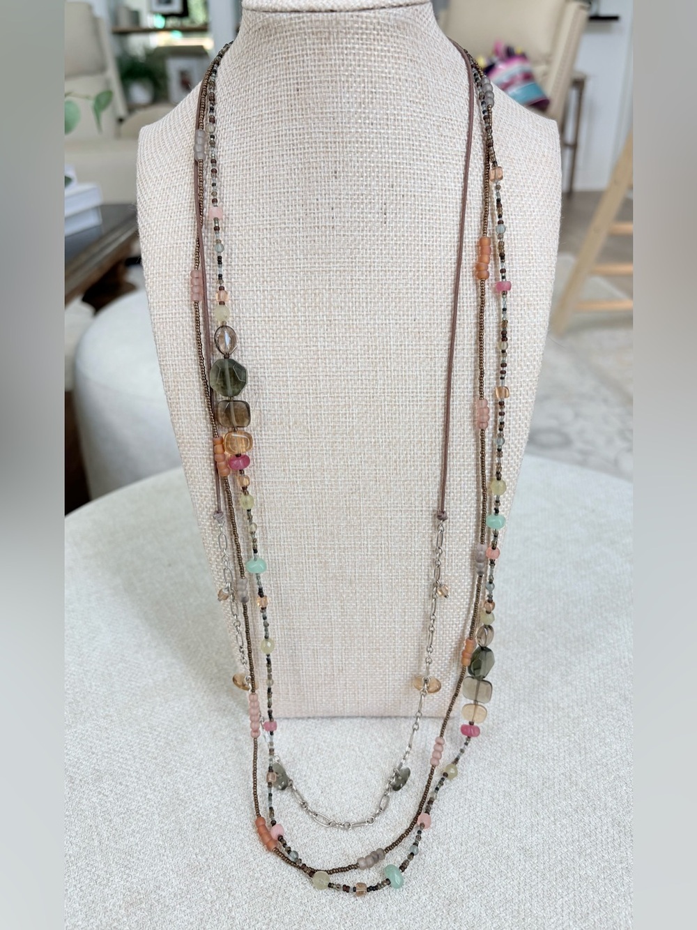 Silpada Layered Multi-Strand Beaded Necklace, N2112